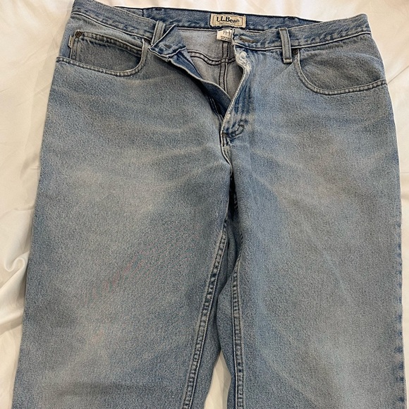 L.L. Bean Light Blue Men's Straight Jeans